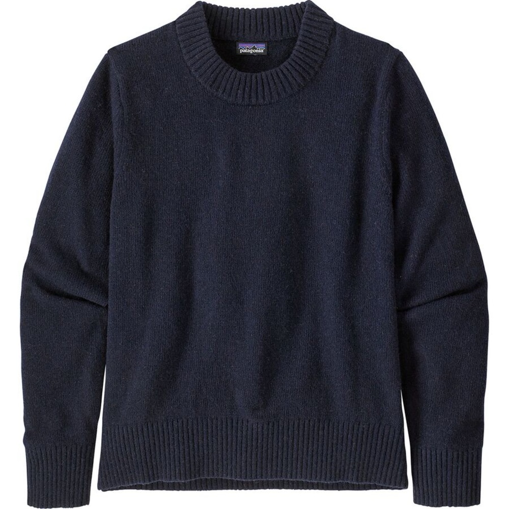 NWT Patagonia Women’s Recycled Wool Sweater, Navy Blue, Crewneck Sweater, Large